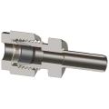 Conector de ajuste de tubo reto